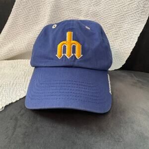Seattle Mariners ball cap style hat, Cooperstown collection blue adjustable